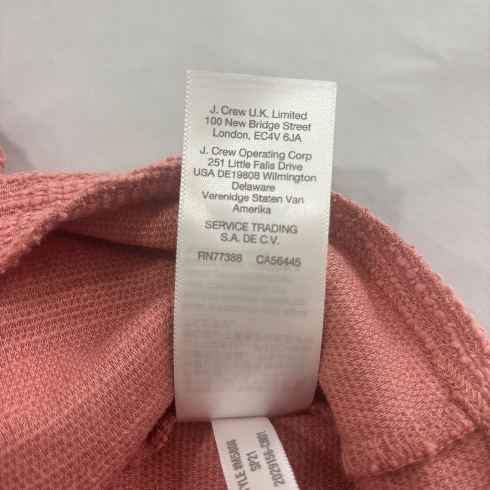 Madewell Pink Textured Gathered Scoop Neck Cap Sleeve Top 3X Plus Size - Picture 9 of 10